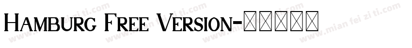 Hamburg Free Version字体转换